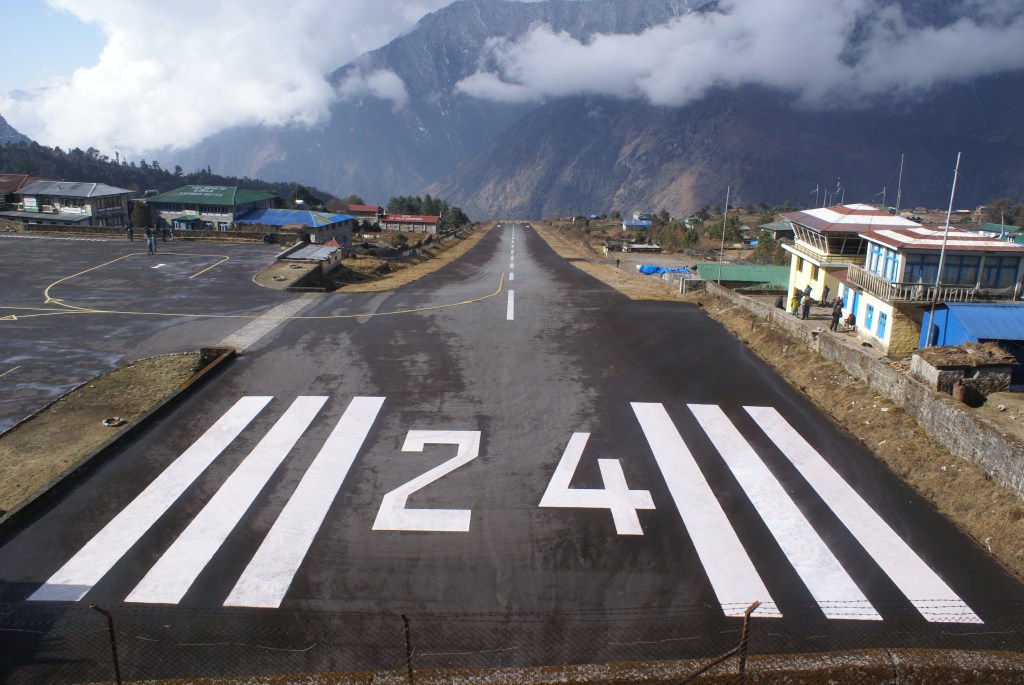 Lukla International Airport - not for the faint of heart!